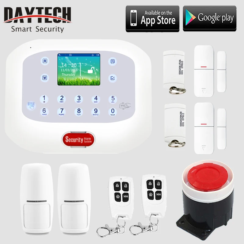 Wireless GSM SMS PSTN Security System Home Burglar Alert Kit Backup Battery APP Control(IOS/Android) LCD Display Panel Wireless GSM SMS PSTN Security System Home Burglar Alert Kit Backup Battery APP Control(IOS/Android) LCD Display Panel