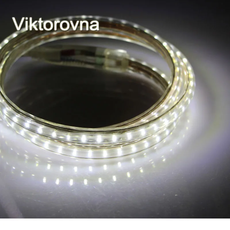 SMD 3014 Светодиодная лента гибкий свет 120 светодиодов AC 220V 110V 240V Водонепроницаемая