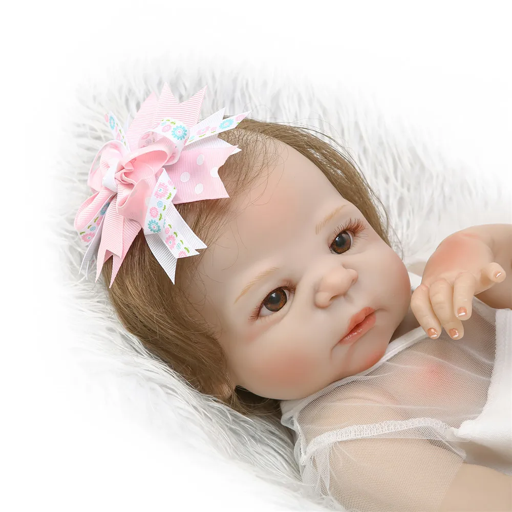 Детская кукла реборн 23 &quotNPK Виктория reborn весь силикон baby dolls детская Ванна
