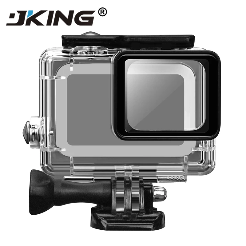 

JKING 45M Underwater Waterproof Diving Housing Case with Quick Release Mount Thumbscrew for GoPro HERO 5 6 7 Action Camcorder