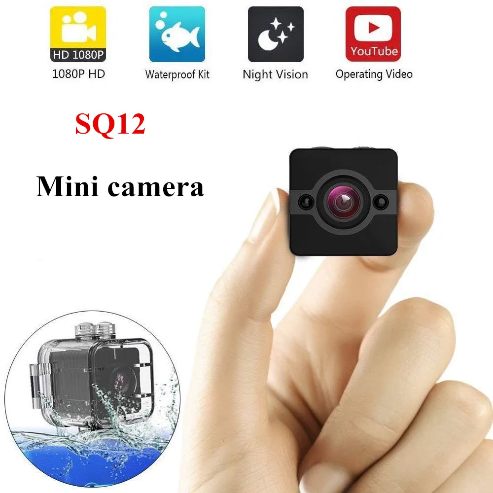 SQ12 HD mini camera micro camera Waterproof MINI Camcorder small camera DVR Mini video camera Sport Camcorders SQ 12 mini cam