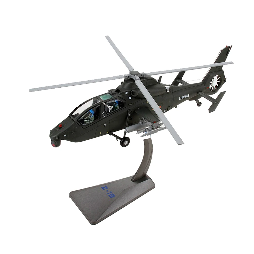 1/48 Diecast Alloy Airplane Model Z-19E Yuan Dedicated Attack Helicopter