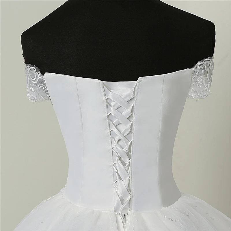 Дешевое кружевное с принтом свадебное платье со шлейфом элегантное Тюлевое летнее Свадебное бальное платье принцессы с цветочным принтом CC