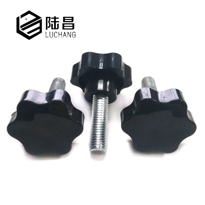 LUCHANG Free Shipping M5 M6 Bakelite Hand Tighten Screw Handle 32mm