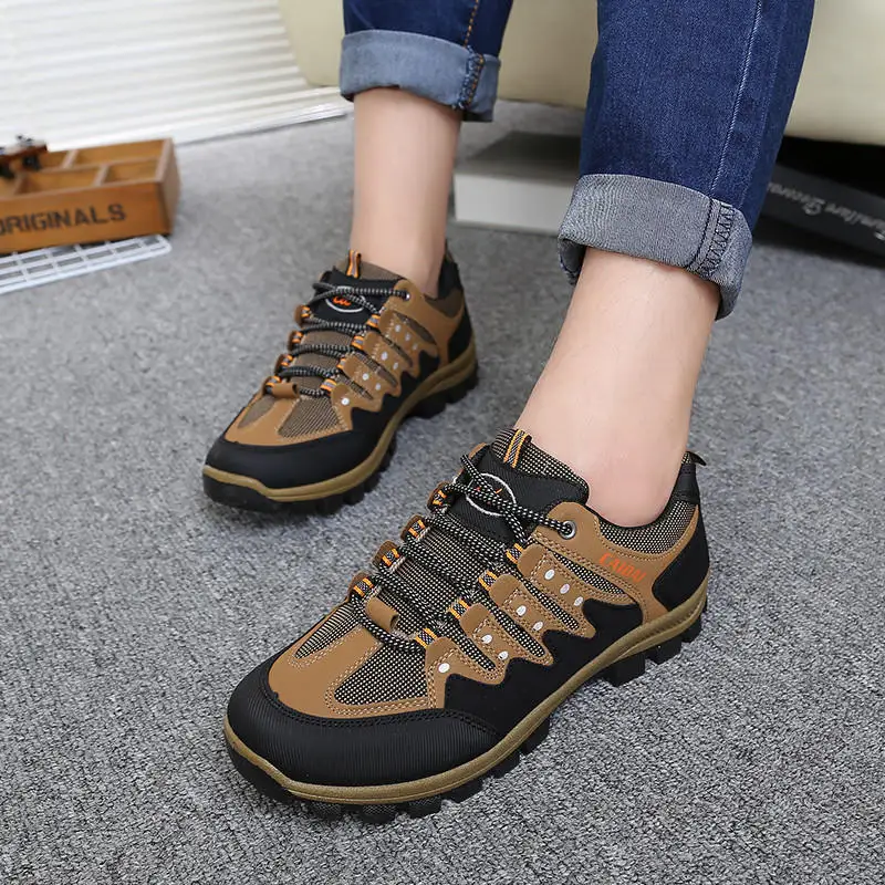 

2019 Hiking Shoes Waterproof Non-slip Outdoor Climbing Climbing Shoes Thick Bottom Wear High Quality Protective Shoes