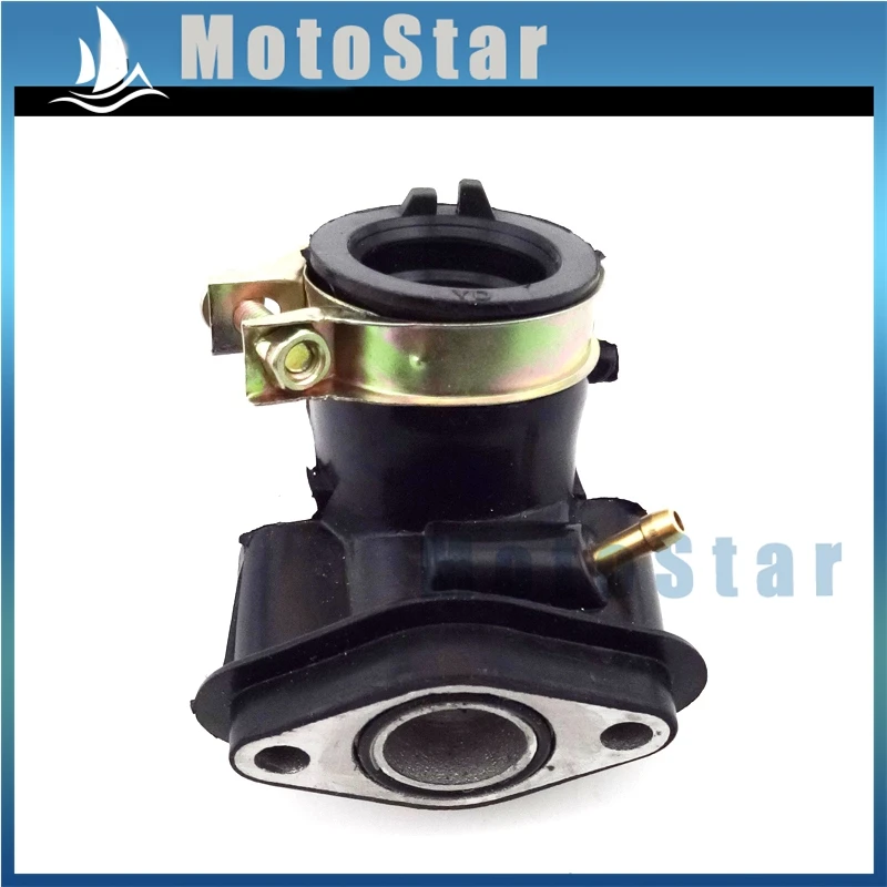 Intake Manifold Inlet Pipe For SUNL Baotian Znen Jmstar Chinese Moped Scooter GY6 50cc Engine Carburetor Carb