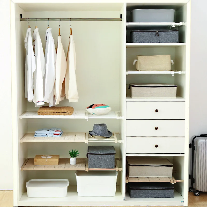 جديد ترقية الفضاء توفير حجرة منظم قابل للتعديل الحائط رف مطبخ المنزل خزانة الحمام رفوف التخزين حاملي