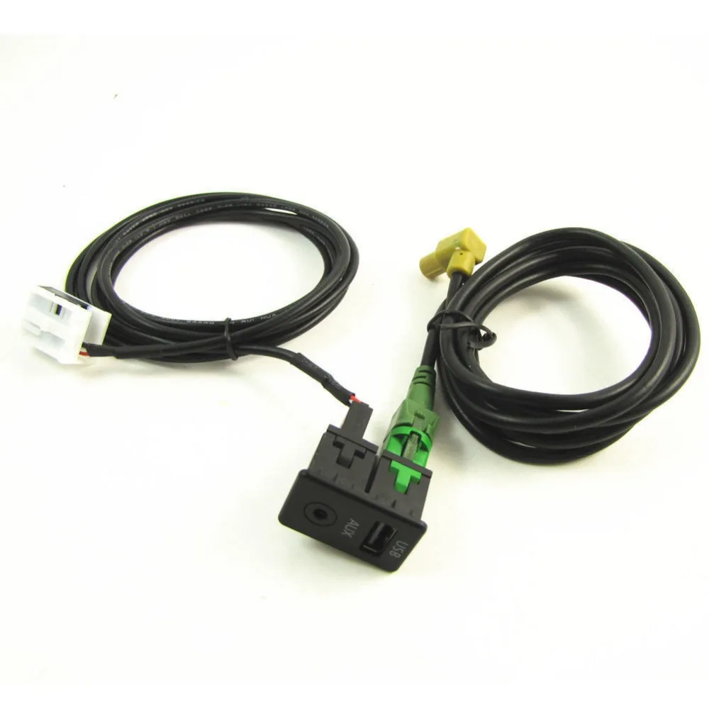 BEESCLOVER USB 3 5 мм AUX розетка RCD510 RCD310 + RCD300 MDF20/231 Для VW Magotan Touran POLO r26|aux switch|aux socketusb aux |
