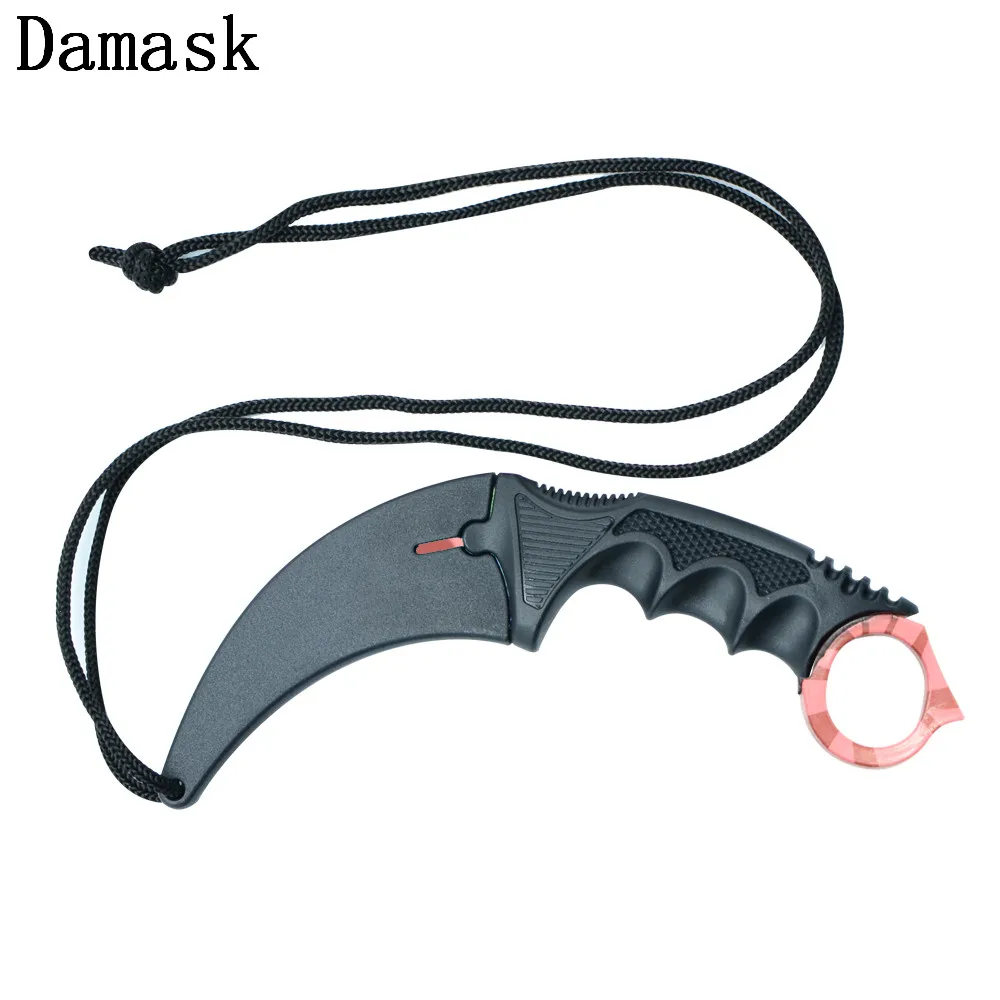 DAMASK Brand Excelent Handmade Hunting Karambit CS GO Counter Strike Never Fade Stainless Steel Knife Fighting Survival Tools DAMASK Brand Excelent Handmade Hunting Karambit CS GO Counter Strike Never Fade Stainless Steel Knife Fighting Survival Tools
