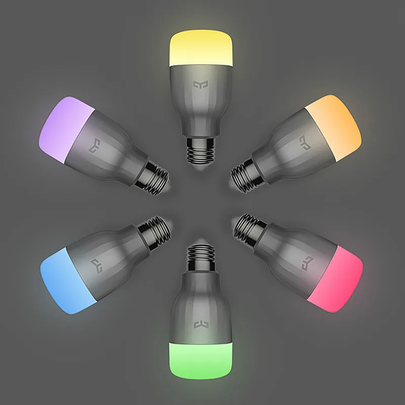 Оригинальный светодиодный ночник Xiaomi Mijia Yeelight умная лампа E27 9 Вт 600 люмен