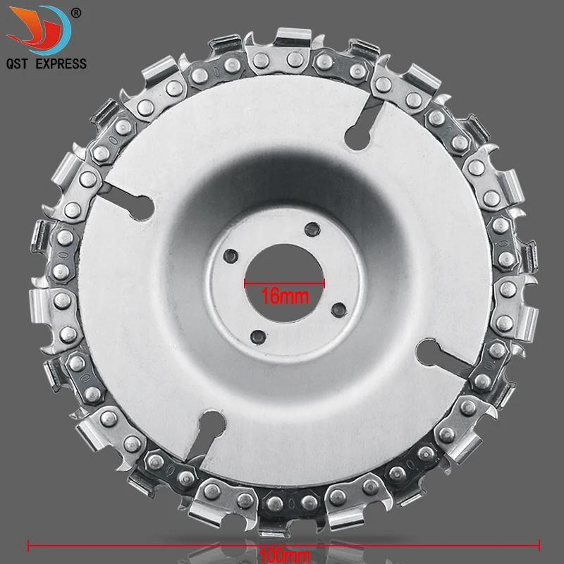 

4 Inch Grinder Disc and Chain 22 Tooth Fine Abrasive Cut Chain For 100mm Angle Grinder