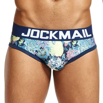 

JOCKMAIL Brand Mens Underwear Briefs Floral sexy panties calzoncillos hombre slips print Men Bikini Brief cuecas Gay Underwear