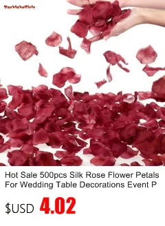 1000 шт шелковые лепестки роз для свадебного украшения для праздничного стола