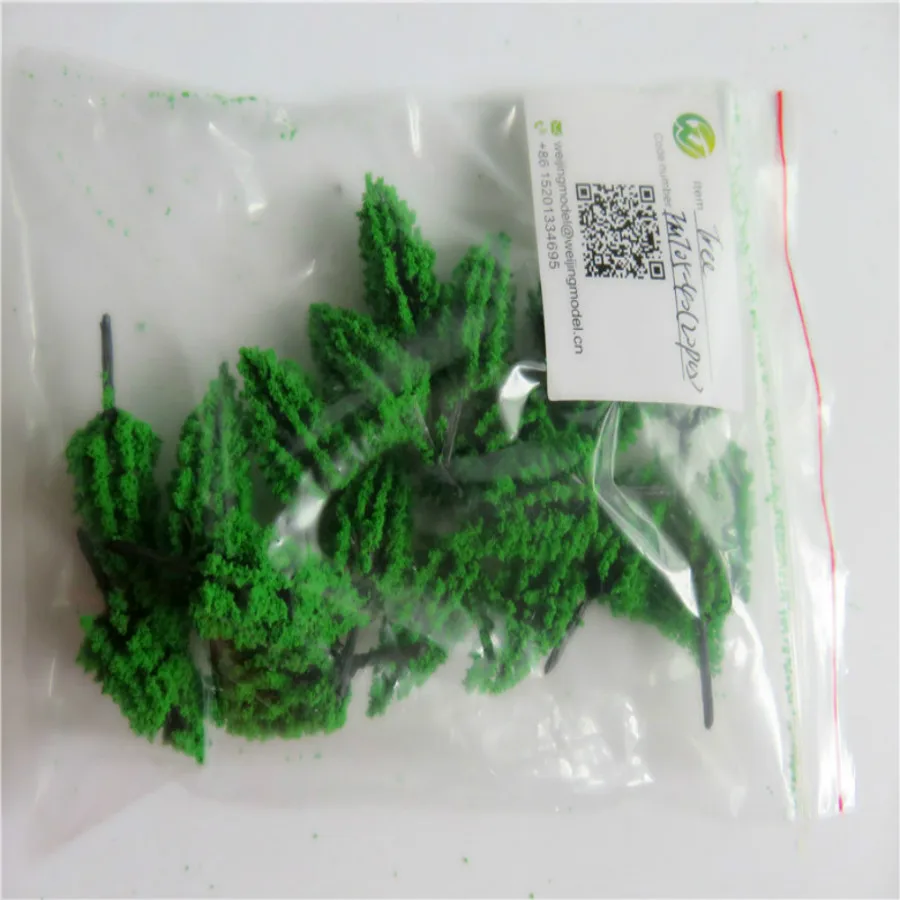 new architecture 3d scale artificial plastic model  green tree  layout89