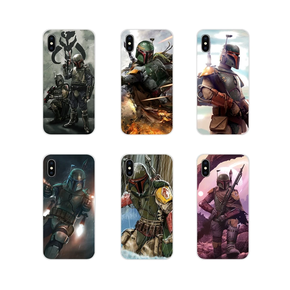 

For Samsung Galaxy J1 J2 J3 J4 J5 J6 J7 J8 Plus 2018 Prime 2015 2016 2017 Boba Fett Art render Star Wars Cell Phone Cases Covers