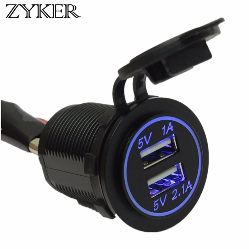High Quality Vehicle DC 12 32V USB Car Charger With Dual Output Fast