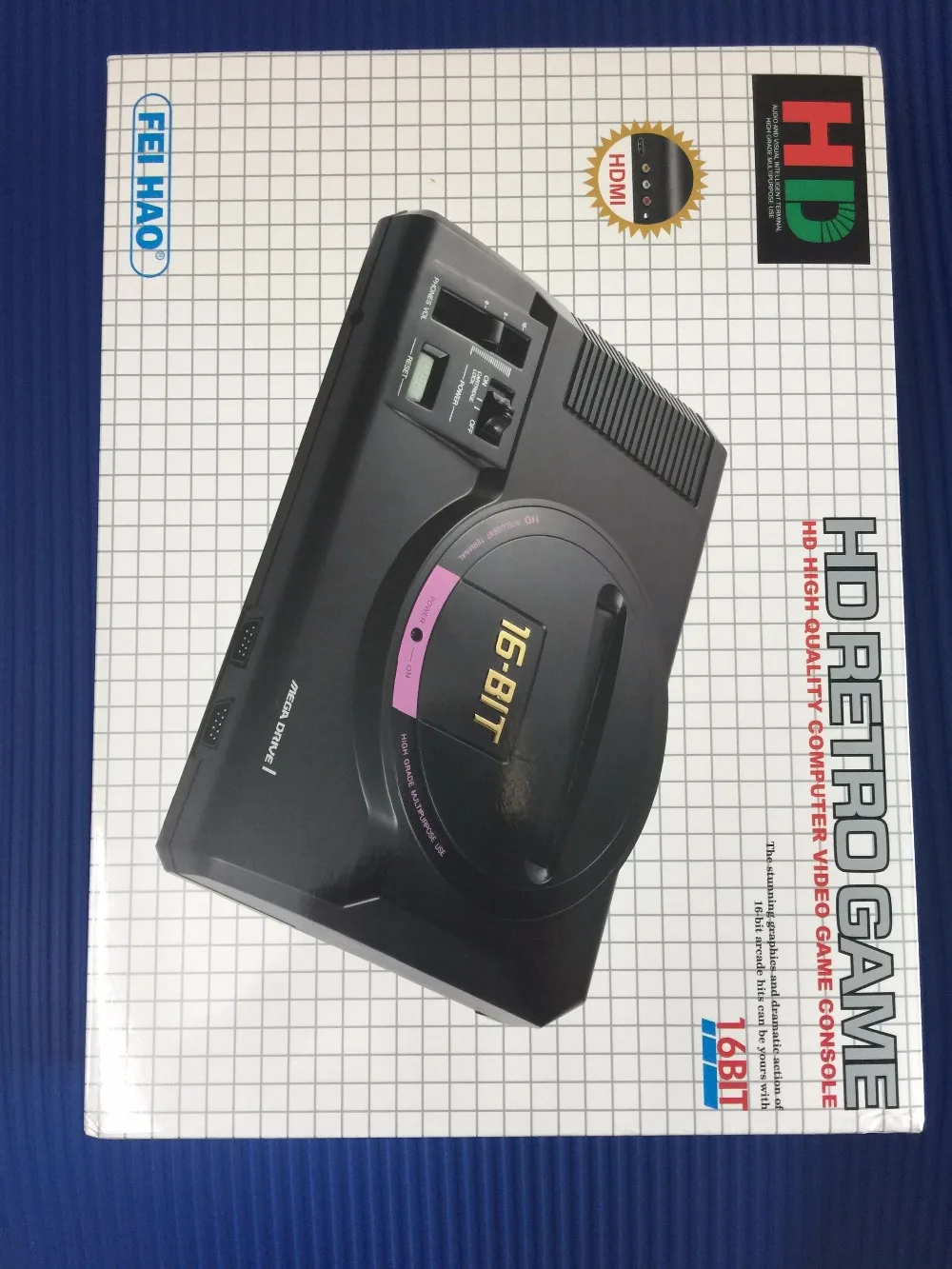 16 бит игровой консоли SEGA MEGA DRIVE 1 Genesis высокой четкости ТВ с 2 4G беспроводной controlle