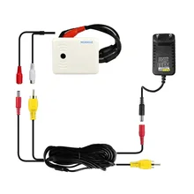 CCTV высокочувствительный микрофон комплект с 10 м RCA аудио кабель питания и DC 12 В адаптер для домашней безопасности камеры DVR NVR системы