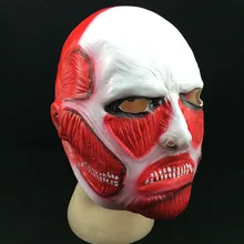 Маска Shingeki no Kyojin, маска для косплея, карнавальные костюмы, Колоссальный титан, маска