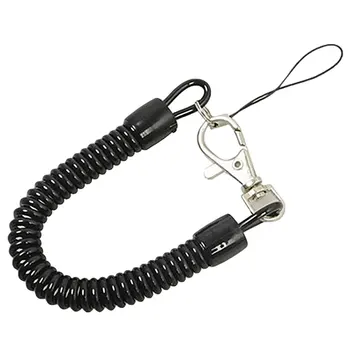 

Tactical Retractable Plastic Spring Elastic Rope Security Gear Tool For Airsoft Outdoor Camping Keychain