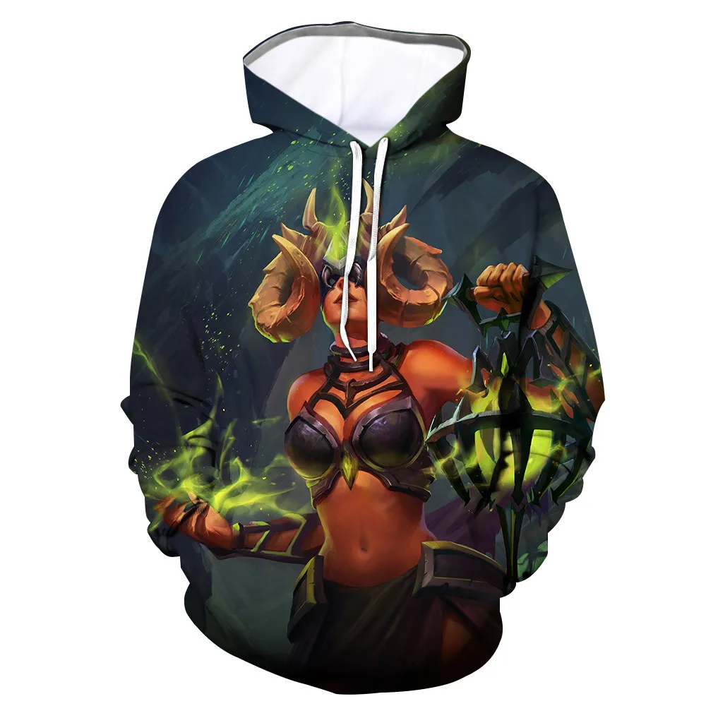 Горячая игра модный дизайн 3D печатных мужчин с капюшоном балахон Paladins Чемпионы