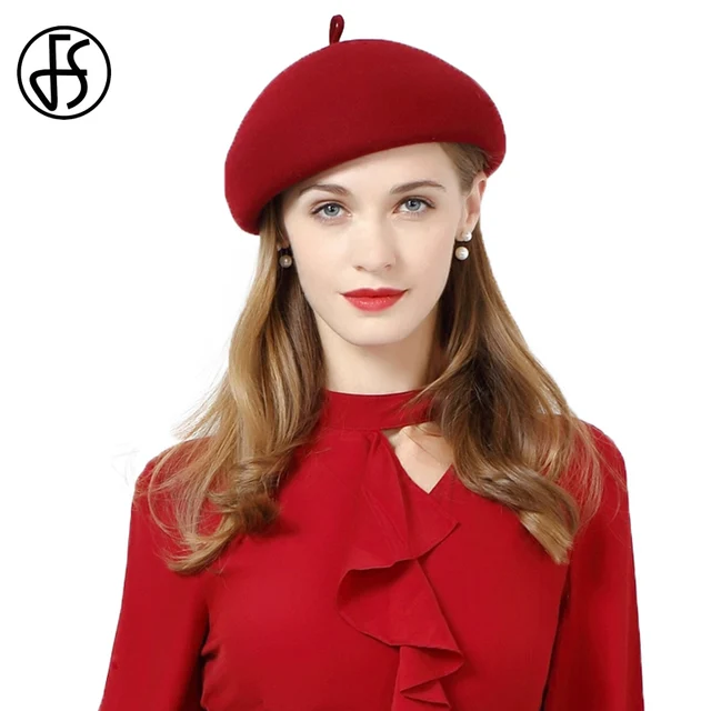 elegant red hats