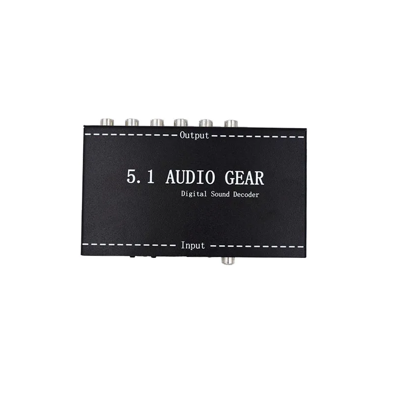 

5.1 Audio Gear Digital Audio Sound Surround Decoder Converter 3.5mm Audio Output Support 192khz DAC ADC For TV DVD PS3 XBOX360