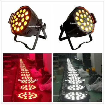 

10pcs dj zoom led par indoor wash led rgbwa par 18x15w dmx led uplights led par light