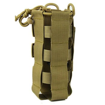 

Eco-Friendly Camouflage Print Durable Drawstring Outdoor Bottle Pouch Kettle Pocket Cloth Camping