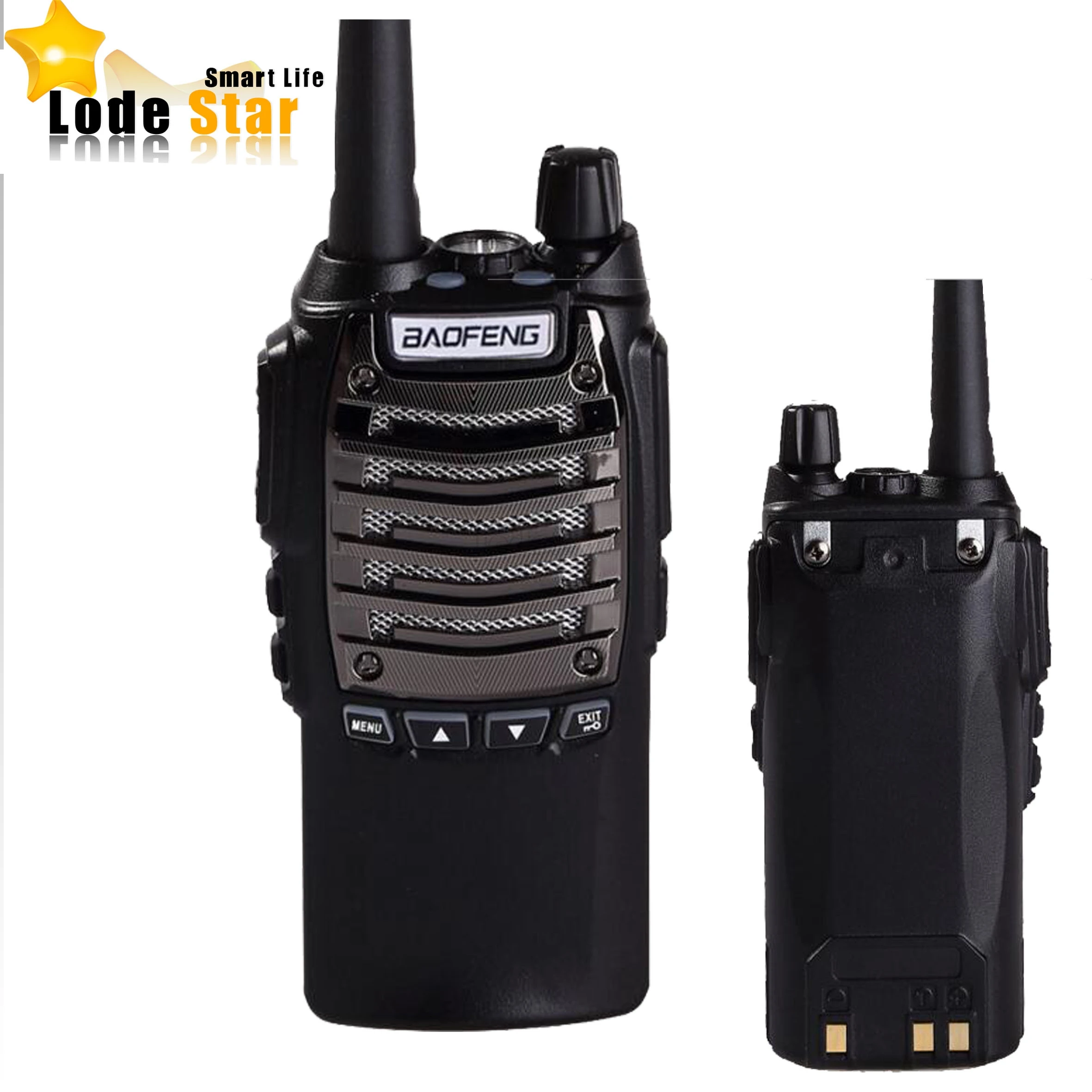 Otiginal BaoFeng UV-8D UV8D портативный PTT радио рация 8 Вт 16CH UHF DTMF VOX 1750 Гц тон FM VOX CB радио приемопередатчик