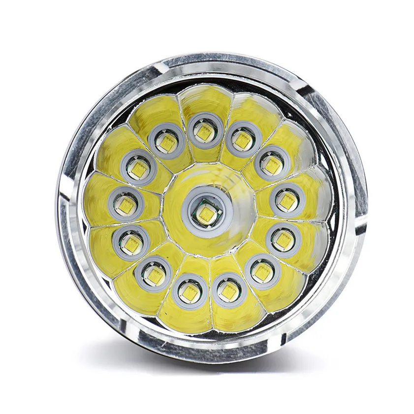 Светодиодный фонарик 34000LM 14 x CREE XM L T6 4x18650 для охоты|t6 led|t6 screwdriverlamp stand |