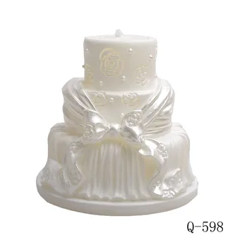 

Q-598 Freeshipping The wedding cake shape candle mold 3D Fondant Cake Decorating Tools,Silicone Soap Mold,Silicone Cake Mold