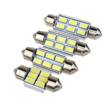 Супер Мощность 5630 5730 SMD CANBUS Festoon Dome C5W 6418 ошибок авто светодиодный светильник чистый белый Чтение 31/36/39/42 мм 12V
