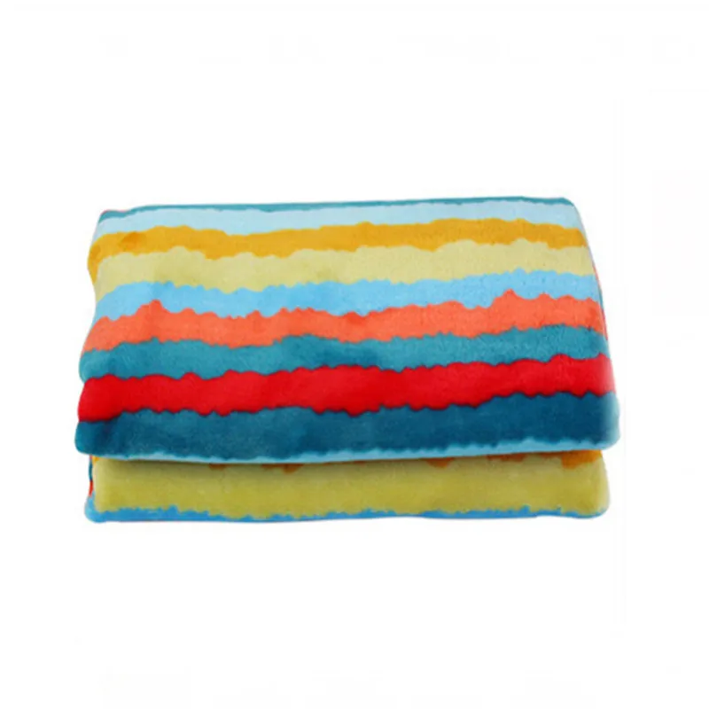 Новые детские мягкие Одеяло s утолщенные коралловые флисовые термо-подштанники для маленьких детей Пеленальное Одеяло конверт Обёрточная бумага для новорожденных Детское одеяло постельные принадлежности - Цвет: Wave multicolor