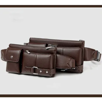 

Men Sling Pack Chest Shoulder Crossbody Bag Biker Satchel Waist Purse Men Waist Bag pack Purse Waterproof Travel Phone belt bag