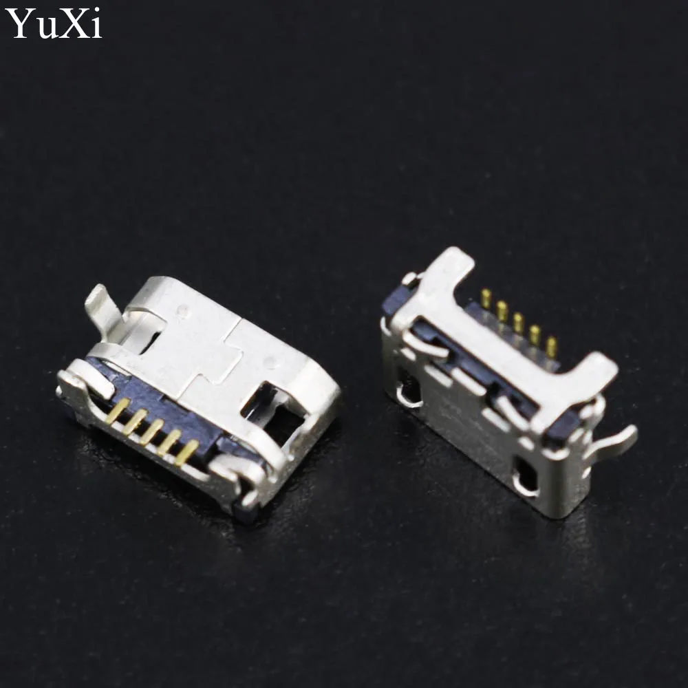 

YuXi 10pcs/lot Micro USB Charging connector for Lenovo A7600 A7600H A788T S930 A656 A370 S390 A388T A3000-H