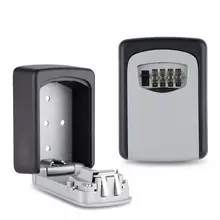 Safety Home Durable Designed Storage Box Money Key Hider 4 Digit Security Secret Code Lock Home Gift Can be use indoor/outdoor,