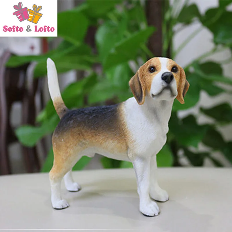 Новинка фигурка собаки охотника Beagle украшение для дома в автомобиль