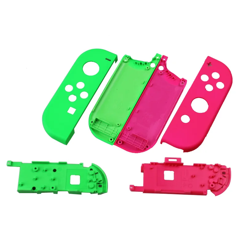 Замена правого левого корпуса оболочка чехол для nintendo NS Switch Joy-Con контроллер - Цвет: with Midlle Frame