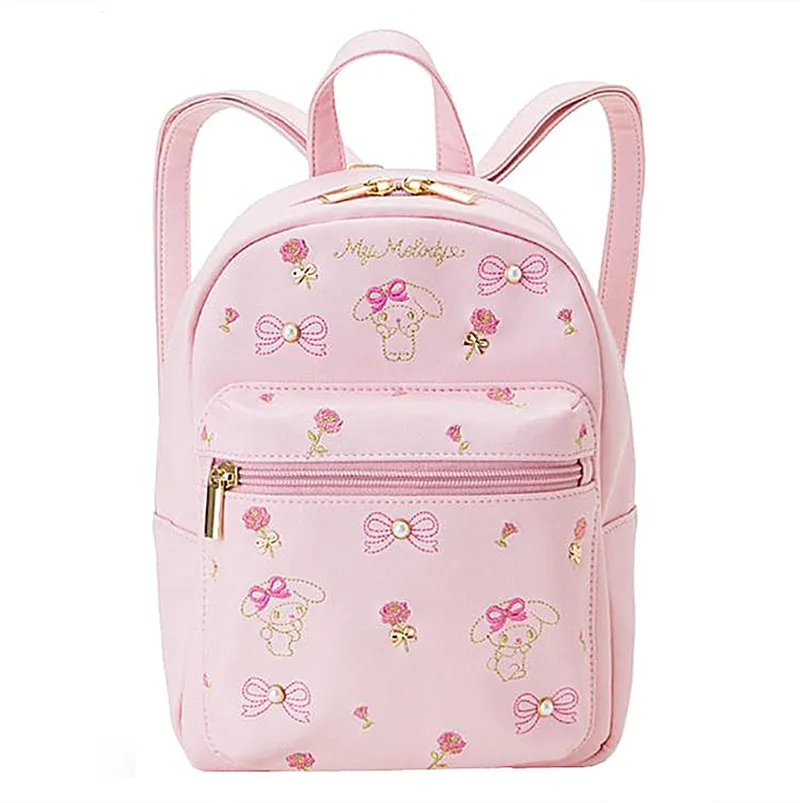 Cute Hello  Kitty  My Melody PU  Leather Small Mini  Backpack 