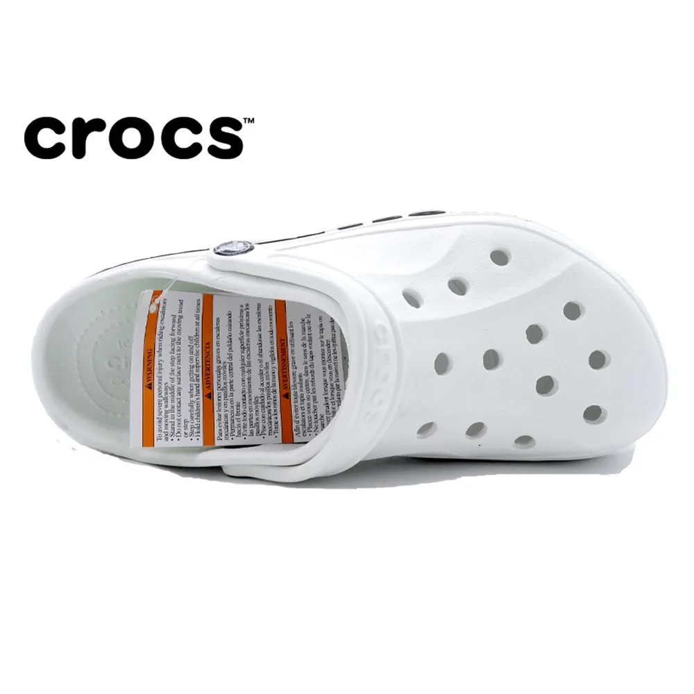 CROCS Summer Clog Lady Beach Wading Sandals White Crocs Shoes Water Sandals Swimwear Ms. Summer Casual Shoes
