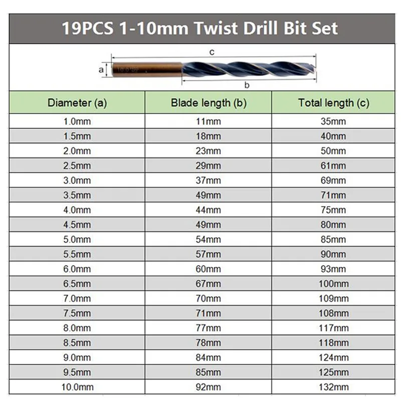 19pcs