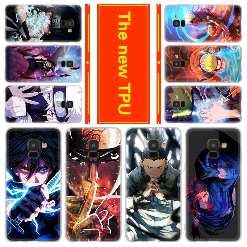 

Phone for Samsung Galaxy A50 A10 A20 A30 A60 A70 a750 a6 a8 a9 a7 2018 Plus a3 a5 a7 2016 2017 Case HOKAGE Uzumaki Naruto Sasuke