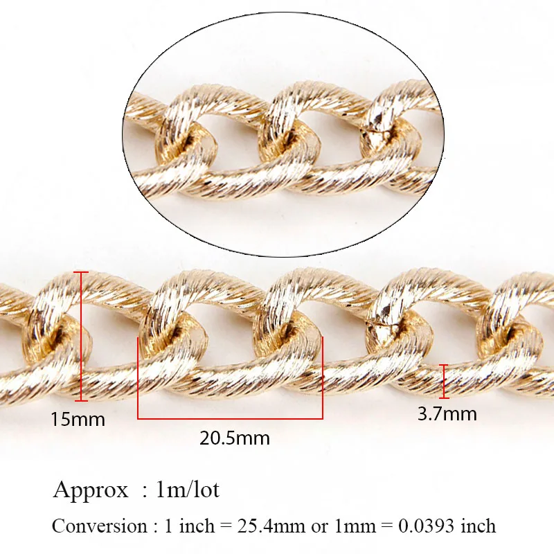 1.6x2.7x12x16mmметалл розовое золото Текстурированный кабель ожерелье витые панцирные цепи оптом подходят браслеты открытый звено цепи DIY ювелирных изделий
