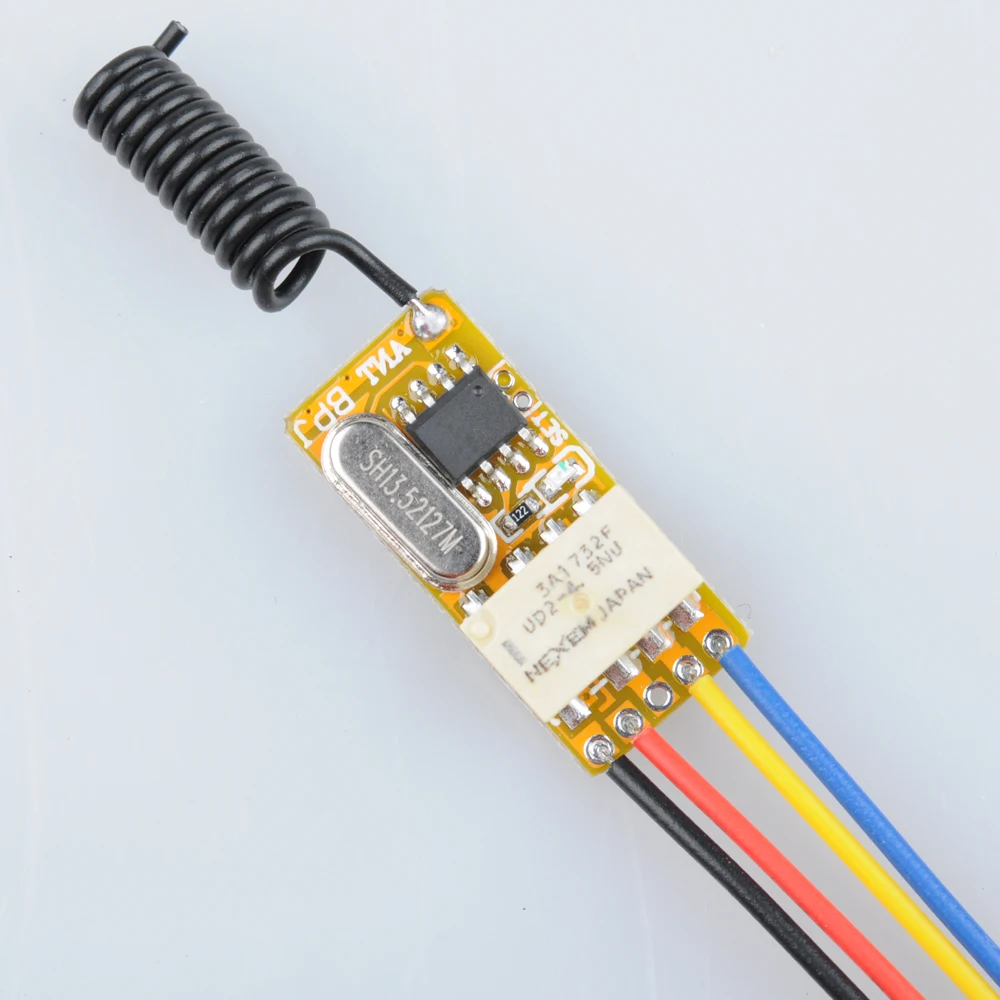 

315Mhz 433Mhz Mini Contact RF Remote Control Switch Normally Open Closed Wireless Switch Receiver NO COM NC Learning Code