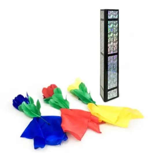 Flower Triangle Magic Tricks Flowers Appears From Empty Tube Magie