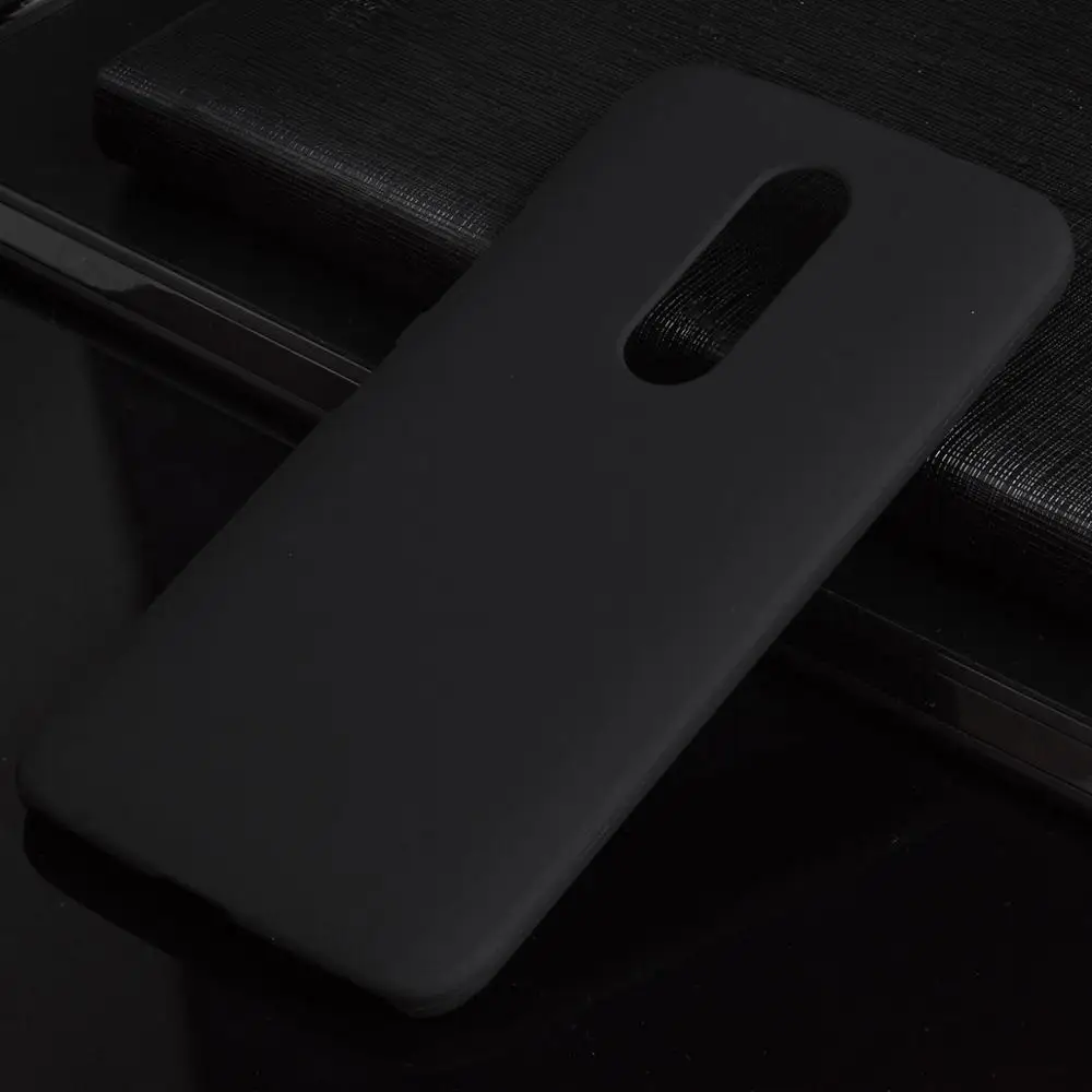 Матовая Пластик Coque 5.5For Moto M Чехол для Motorola Moto M Xt1662 телефона чехол-лента на заднюю панель - Цвет: Black