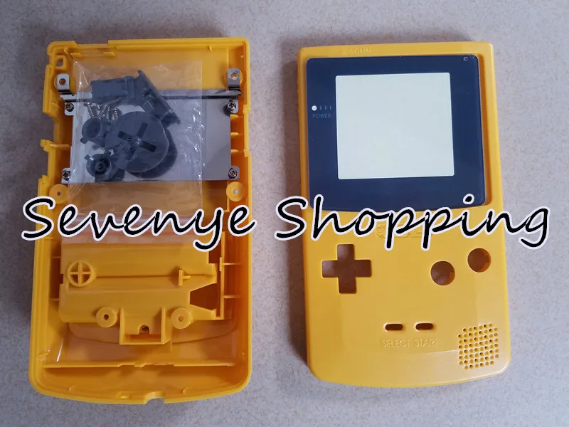 Фирменная Новинка корпус чехол для Gameboy цвет GBC корпус хорошее качество - Цвет: Yellow