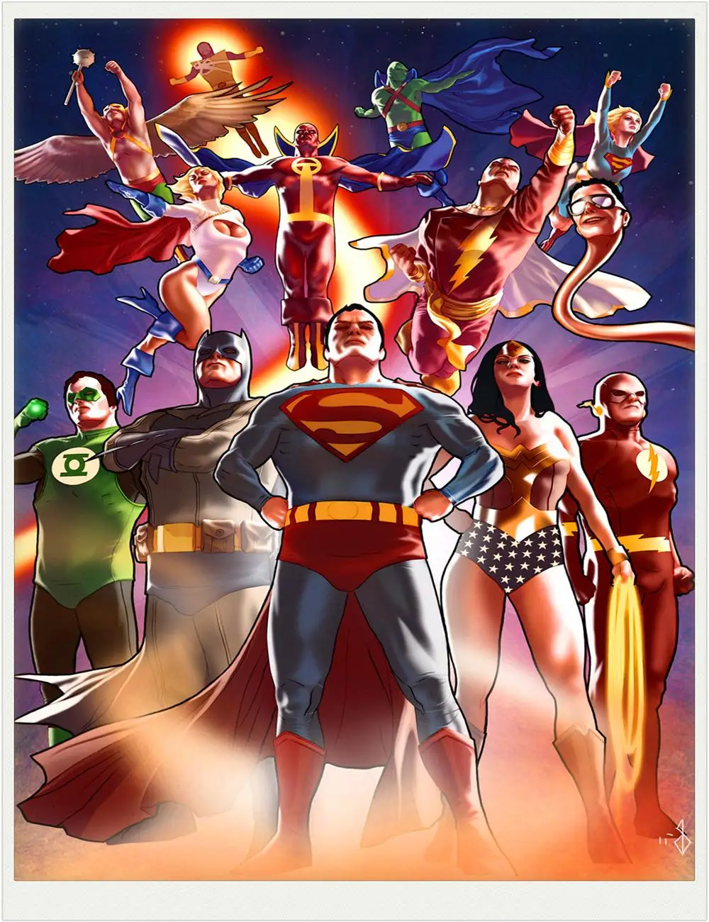 Free Shipping 2015 Custom Superheroes Vintage Posters and Prints Home