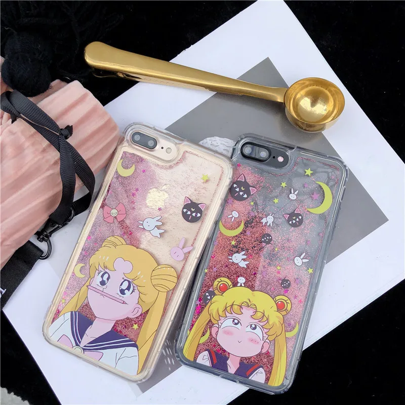 Kawaii Japanese Anime Sailor Moon Transparent Soft Phone ...